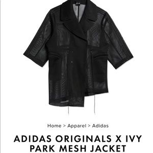 Adidas X Ivy Park Mesh Jacket